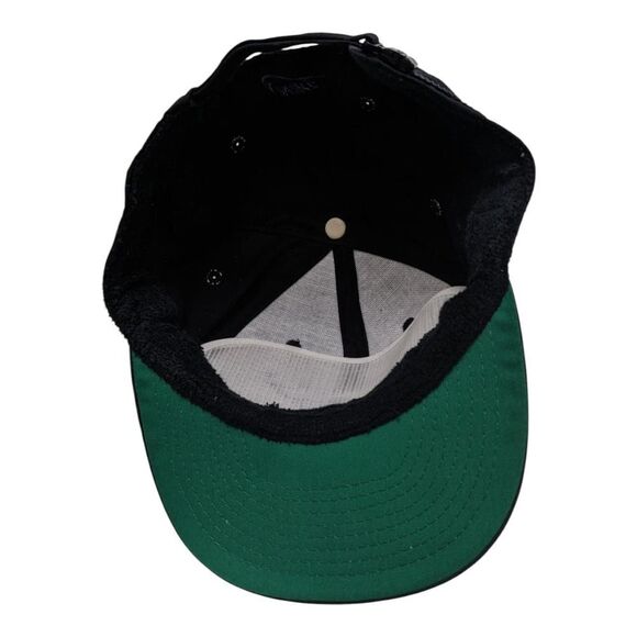 Vintage 80’s‎ Nike Flight Basketball Black Purple Zipper Back Hat Cap Rare - Picture 6 of 6